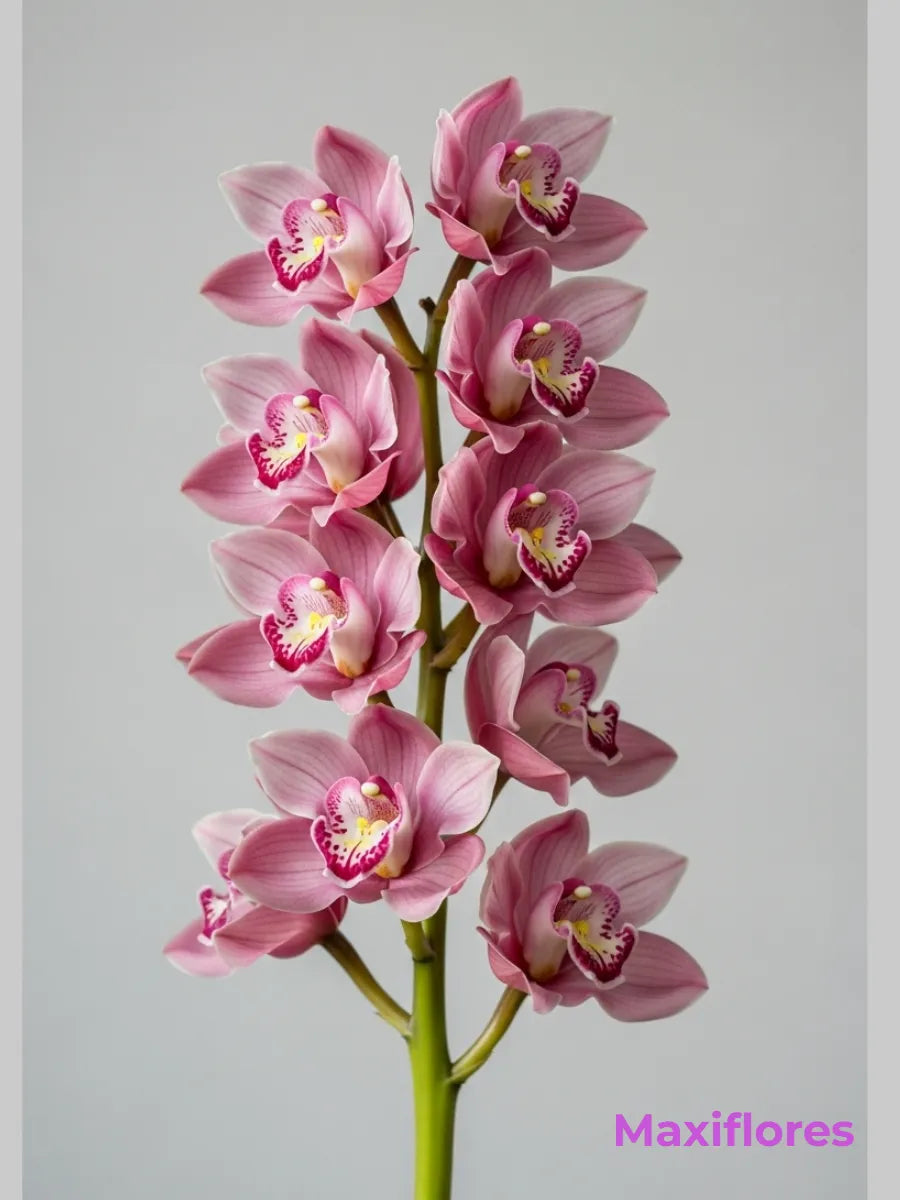 Orquídea Cymbidium Rosa Profundo