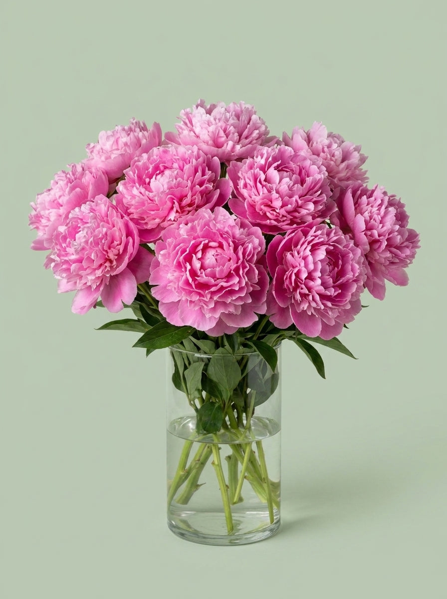 Peonias rosa encanto